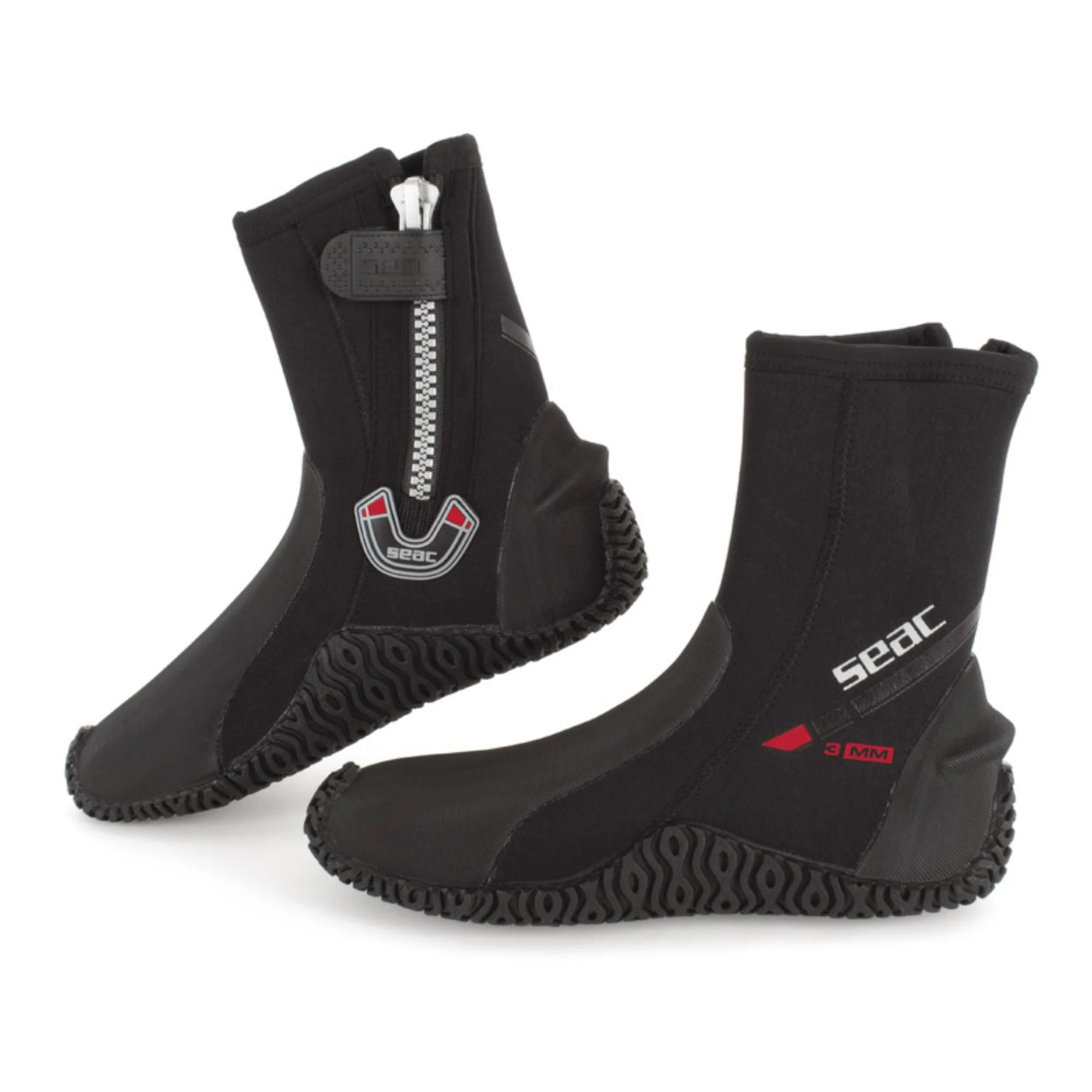 Seac Basic HD 3mm Diving Boots with Zip