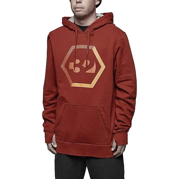 Thirtytwo Marquee Hooded Pullover Oxblood