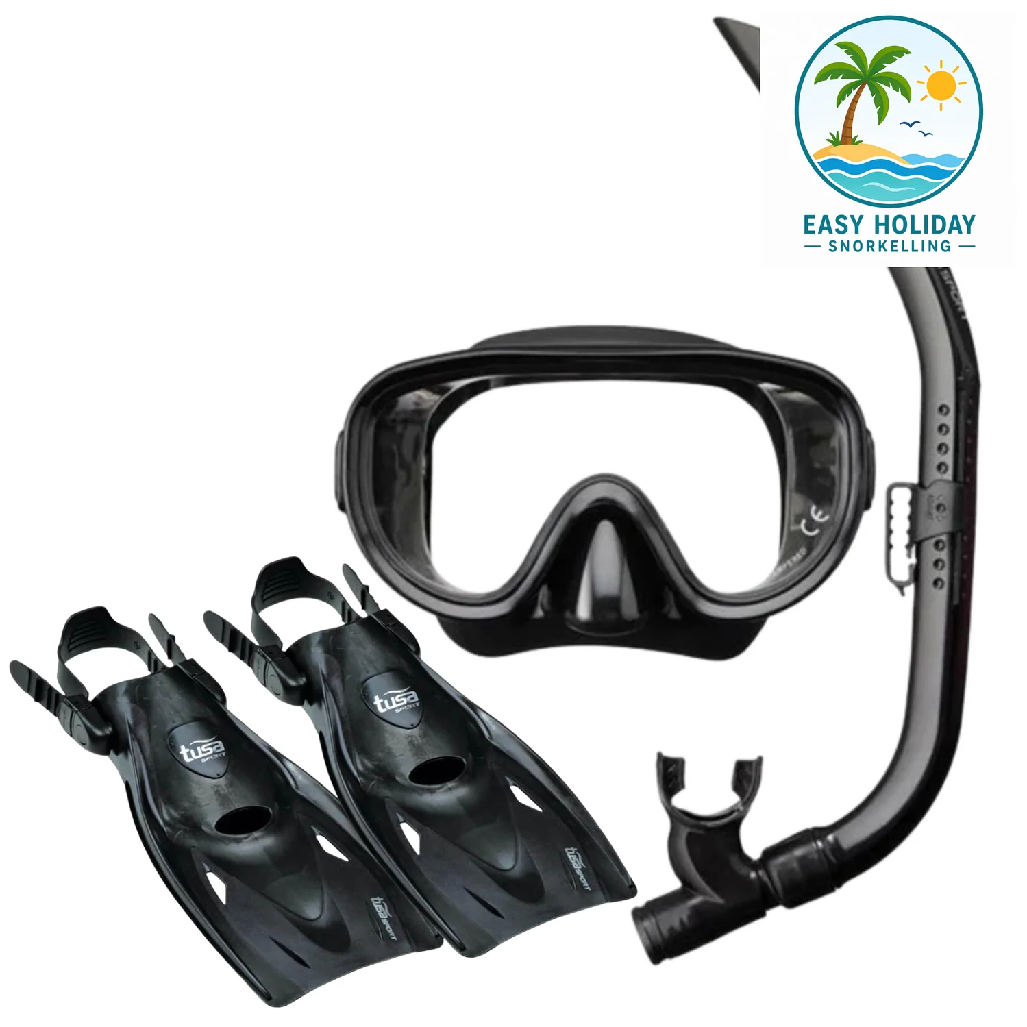 Tusa Adult Mask, Fins and Snorkel Set