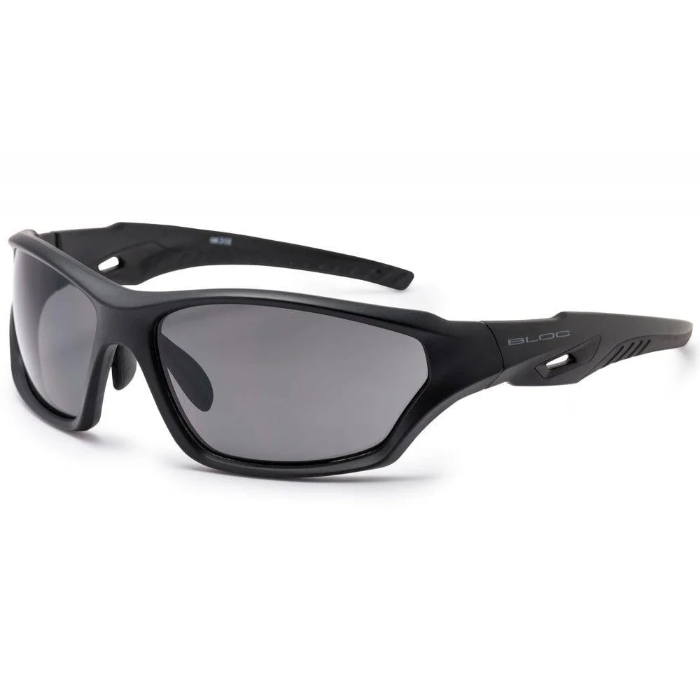 Bloc Beck Sunglasses Matt Black - Grey Polarized Lens