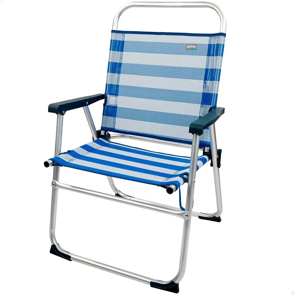 Aktive Fixed Folding Chair Aluminium 56x50x88 cm