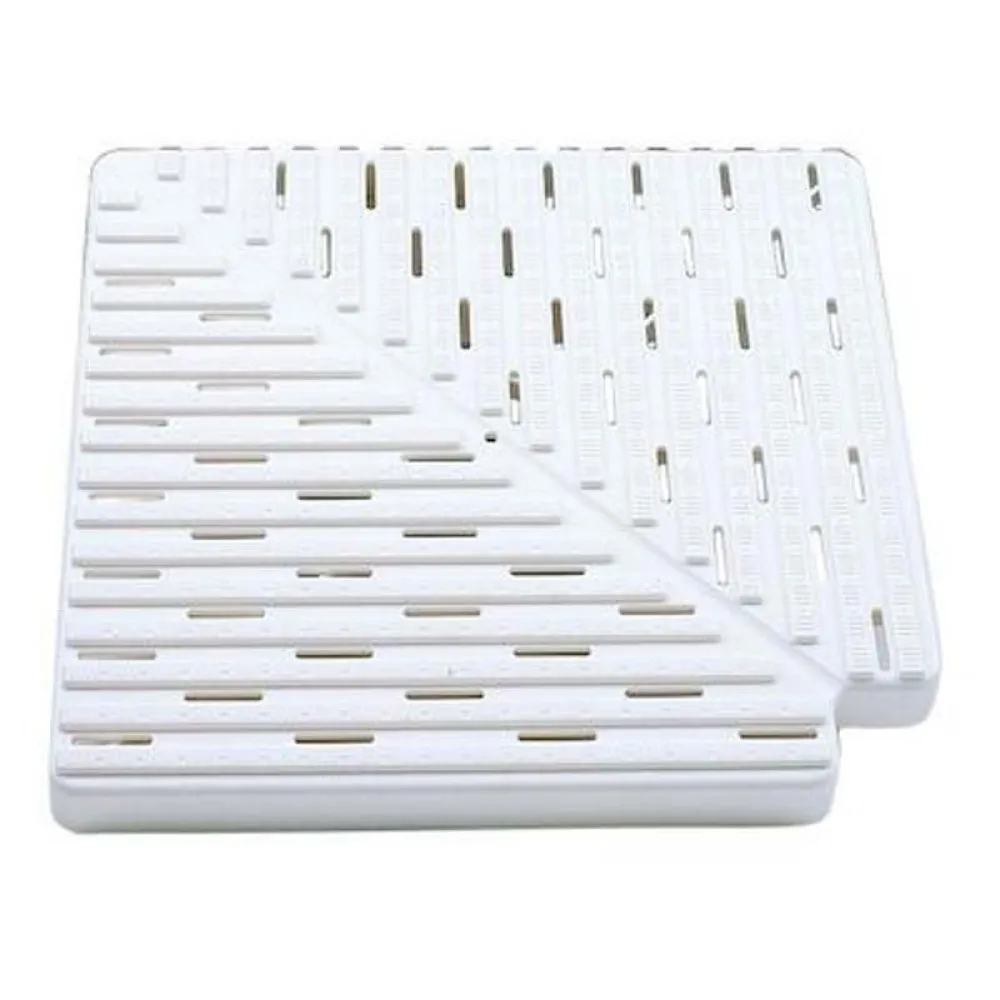 Astralpool 22384 90º h35mm L250mm L1_245mm Corner plastic tiles for overflow channel