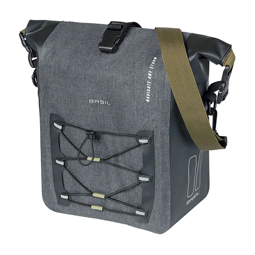 Basil Navigator Storm Hook pannier 12-15L