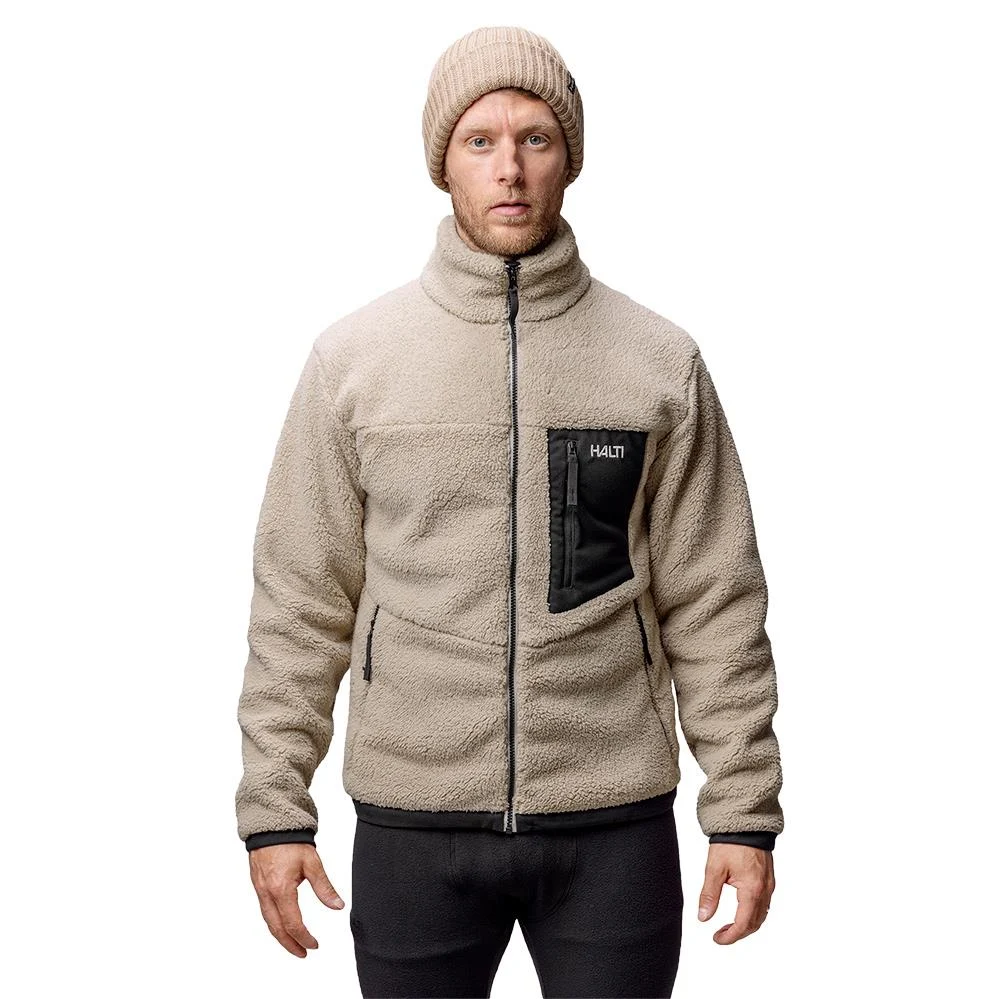 Halti Lumista Mens Polar Fleece Jacket Abbey Stone Grey