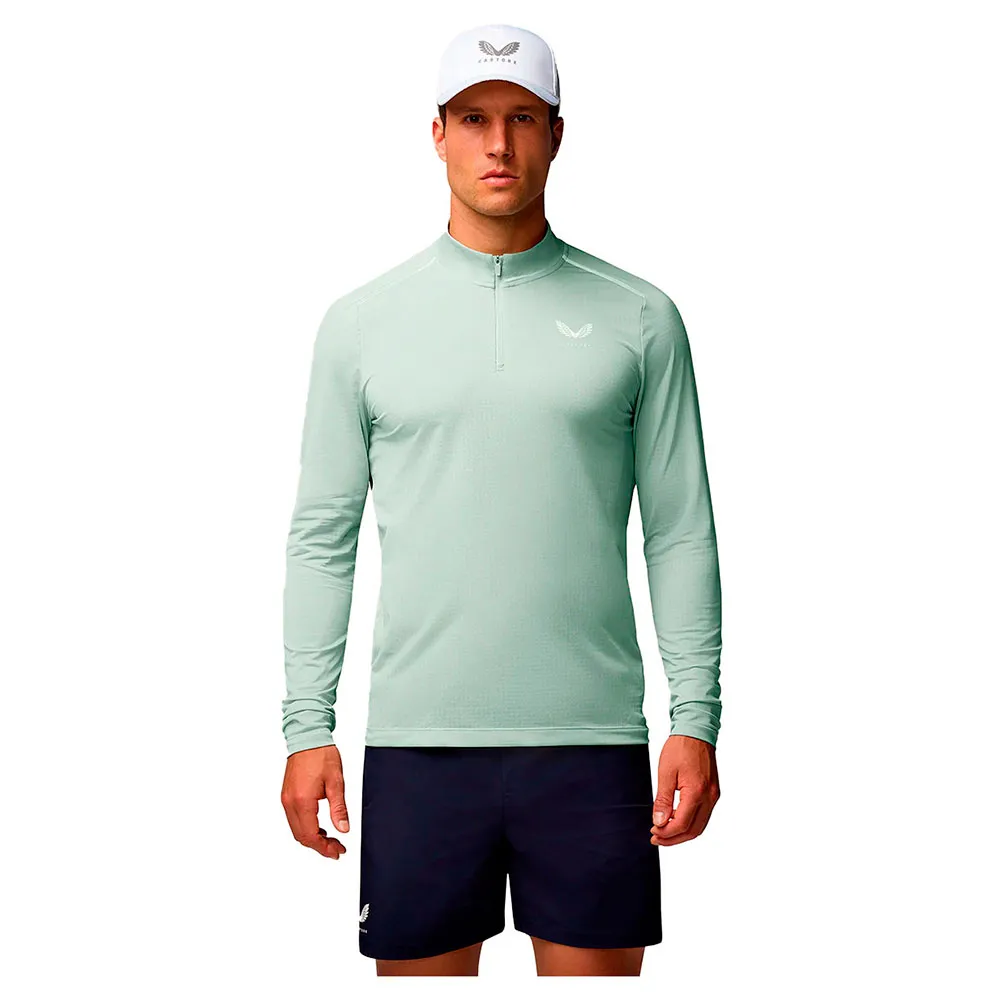 Castore Apex Aeromesh half zip long sleeve T-shirt