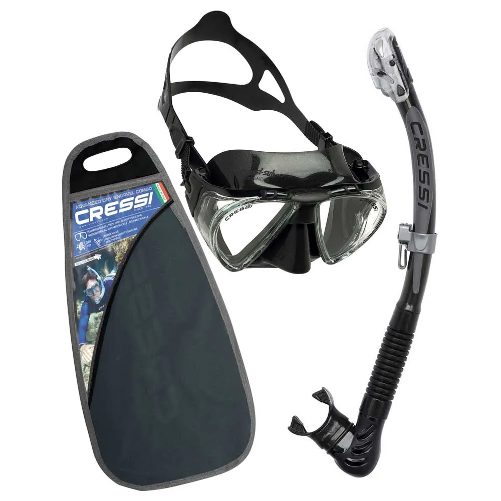 Cressi Penta Alpha Ultra Dry snorkeling set