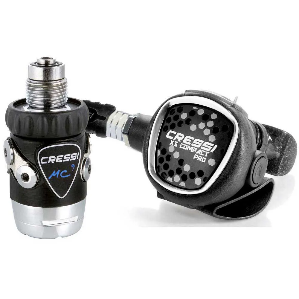 Cressi XS Compact Pro MC9SC DIN 300 diving regulator set