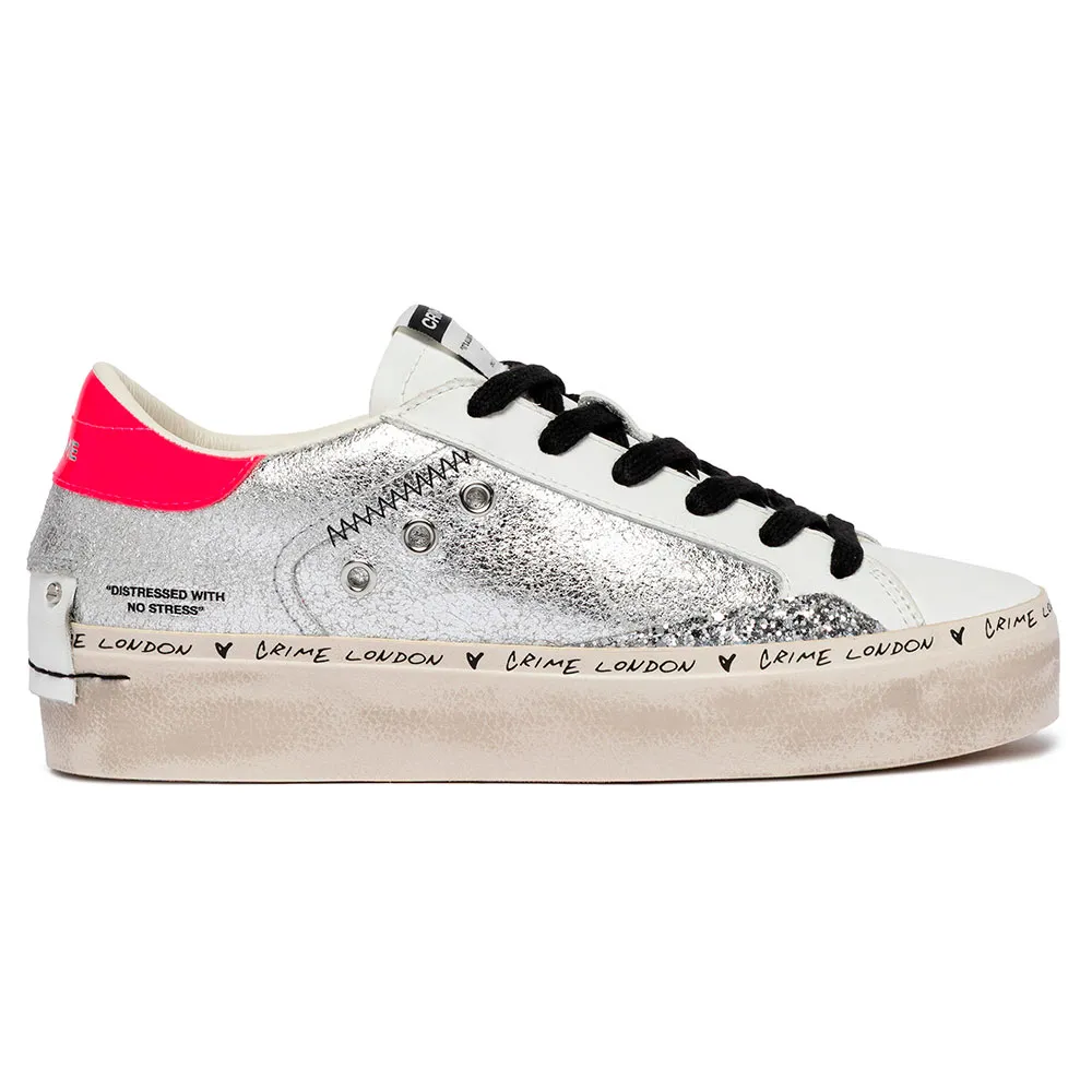 Crime London Distressed Platform trainers