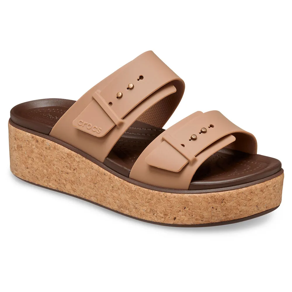 Crocs Brooklyn Cork Buckle sandals