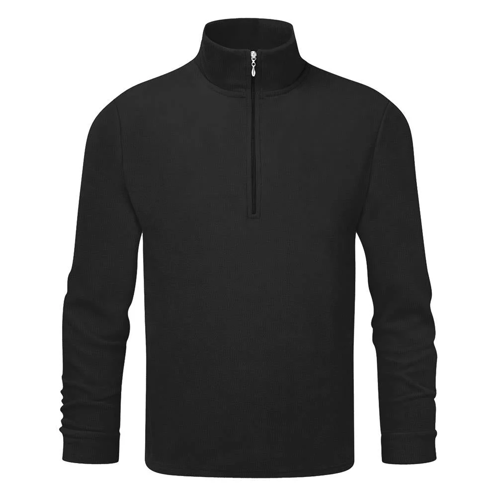 Manbi Mens Microfleece 1/4 Zip Black