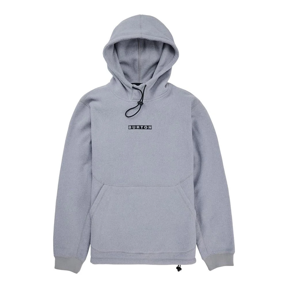 Burton Cinder Pullover Mens Hoodie Gray Heather