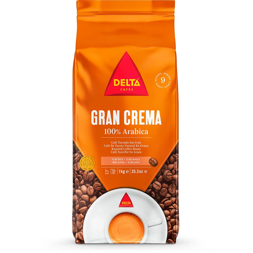 Delta Q Gran Crema coffee beans 1kg