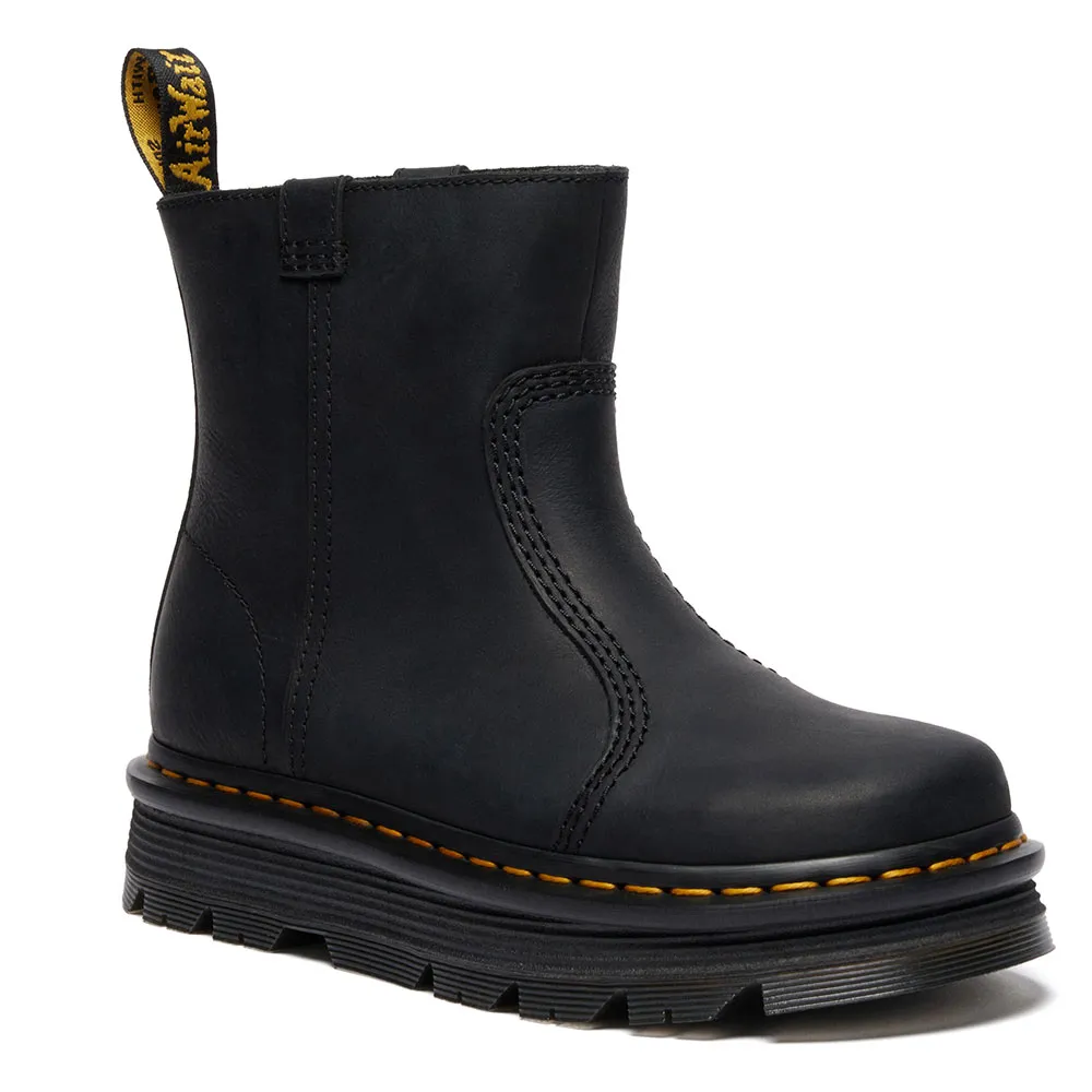 Dr Martens Zebzag Rigger booties