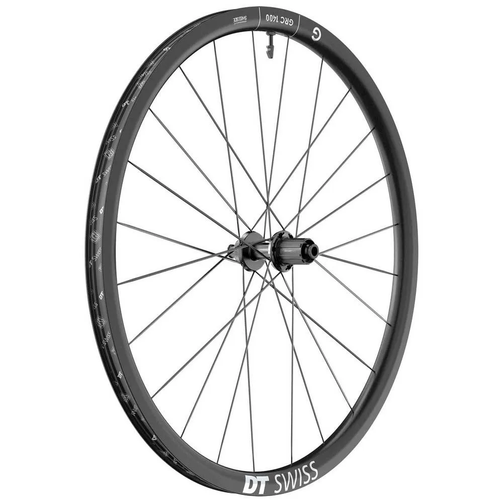 DT Swiss GRC 1400 Dicut Disc CL Tubeless Presta 26-35mm gravel rear wheel