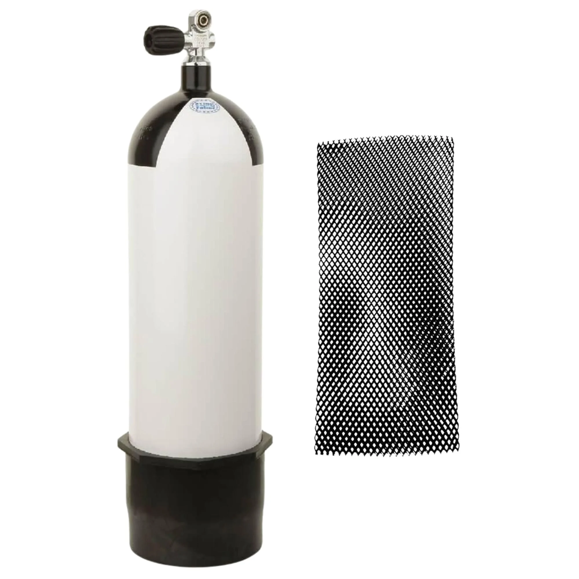 Faber 12L 232 Bar Steel Cylinder with Tank Handle & Protective Mesh Cover