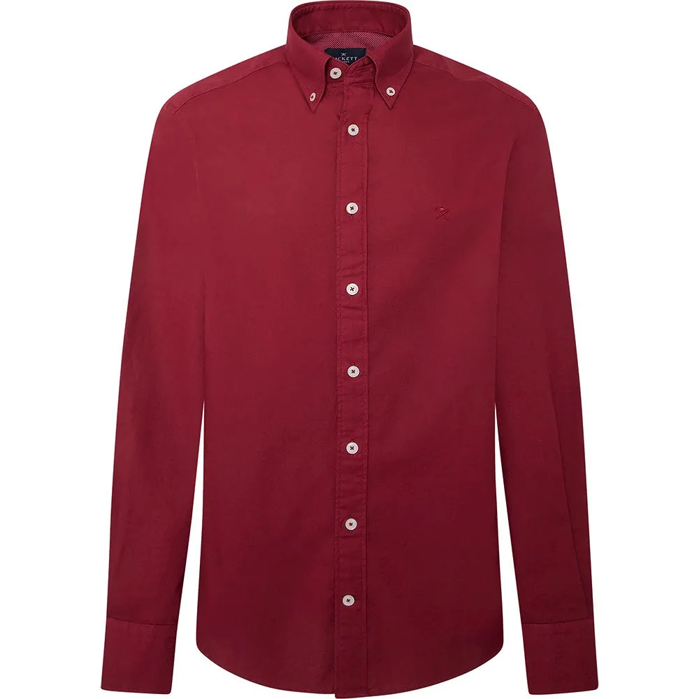 Hackett Dyed Oxford long sleeve shirt