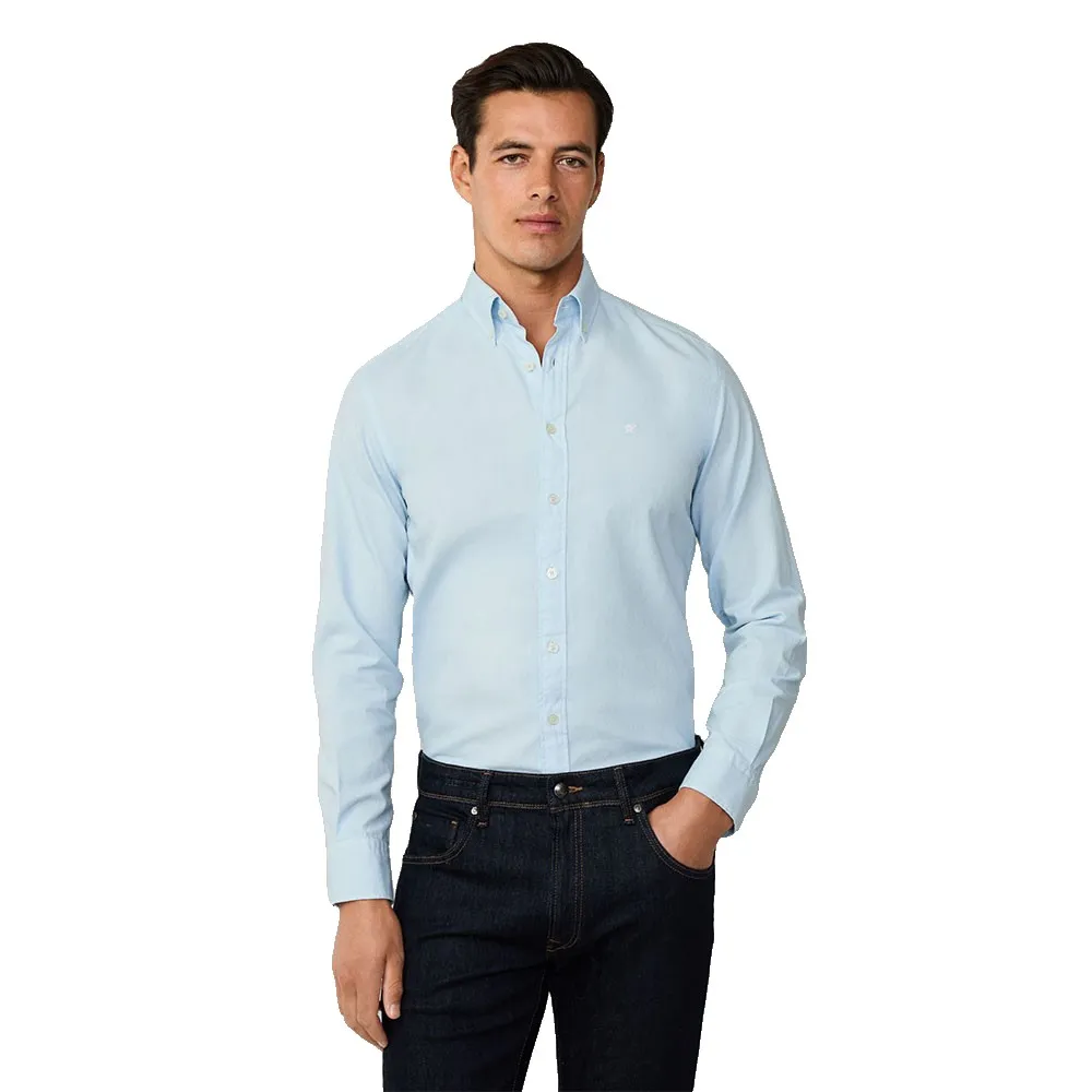 Hackett ESS GMT Dyed Oxford long sleeve shirt
