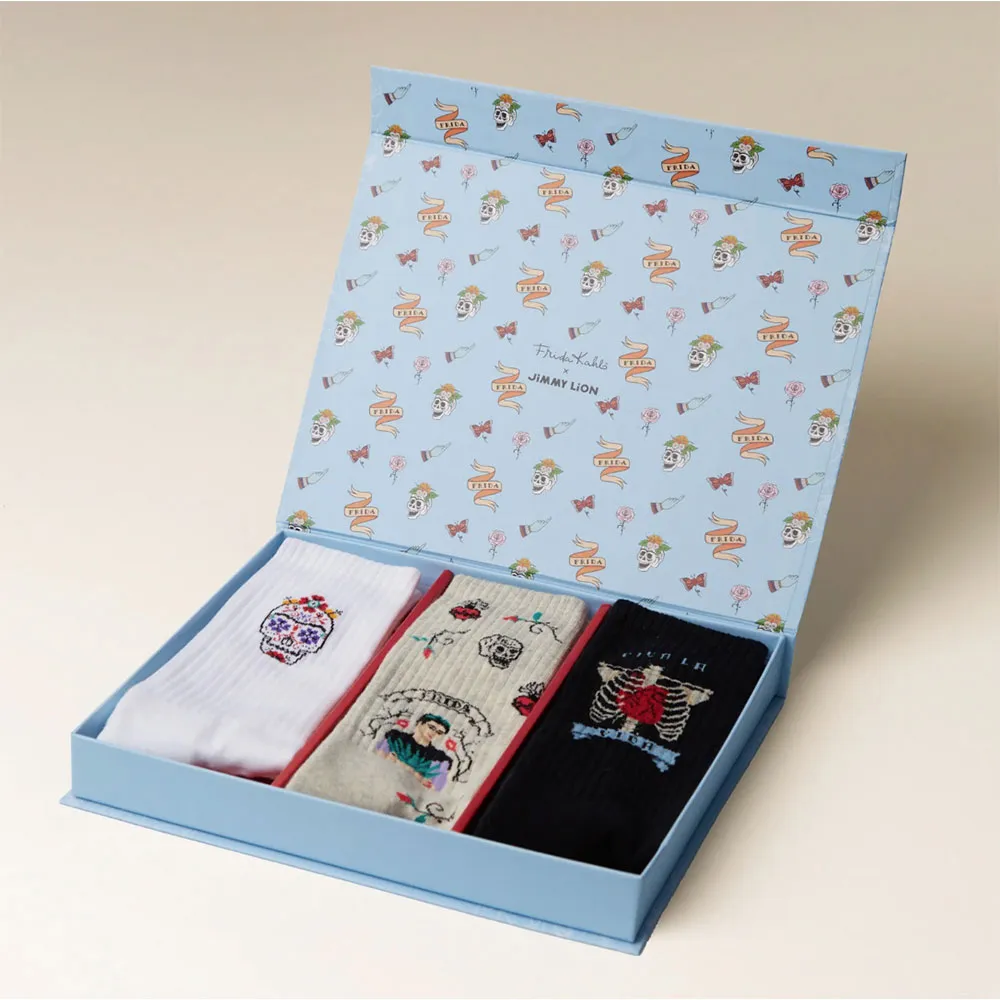 Jimmy Lion Athletic Frida crew socks 3 pairs