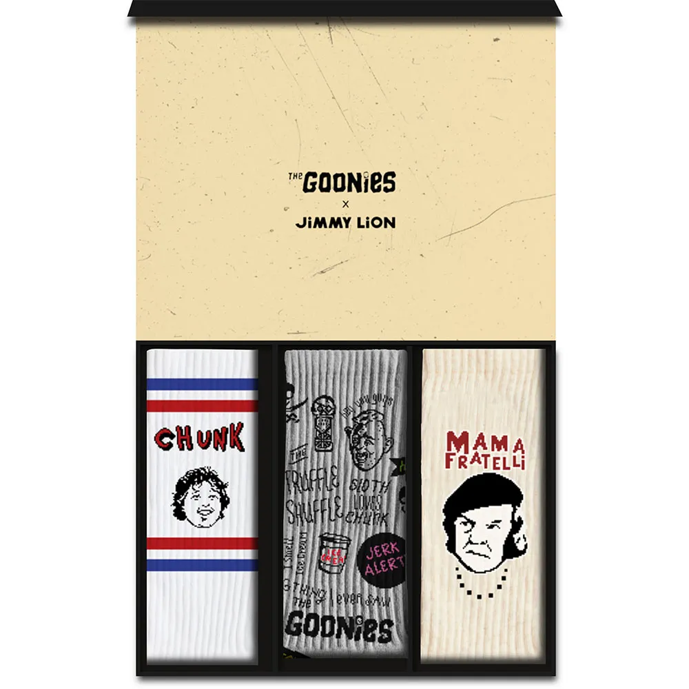 Jimmy Lion Athletic Goonies crew socks 3 pairs
