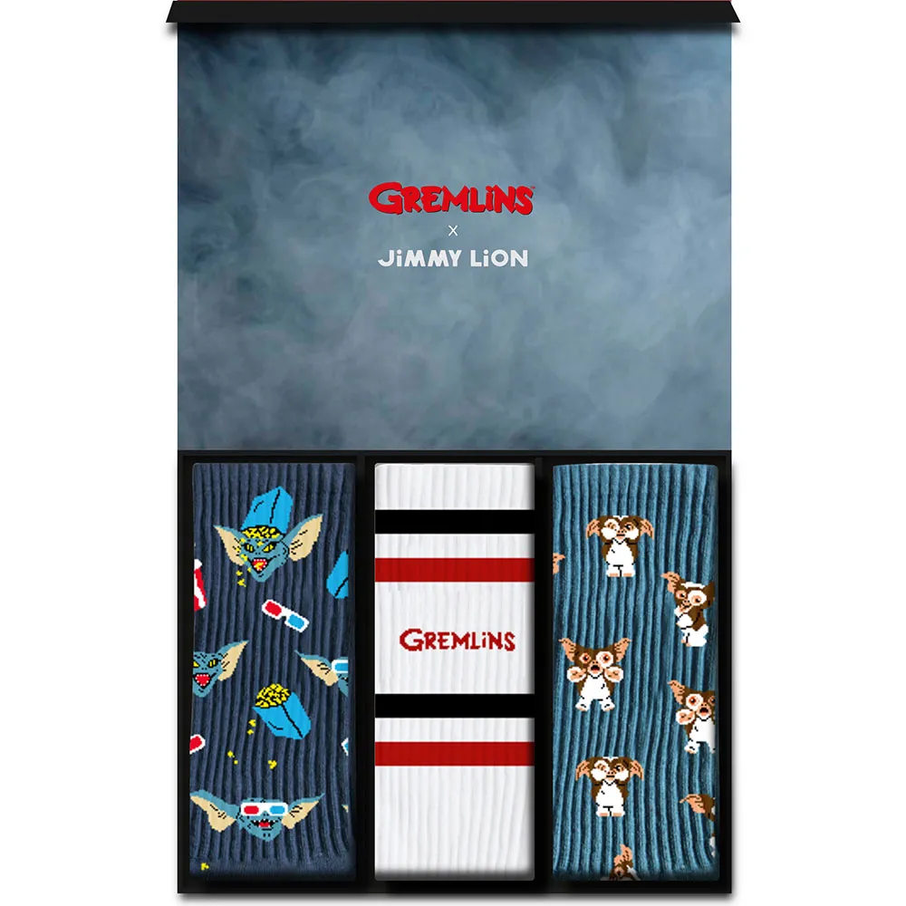 Jimmy Lion Athletic Gremlins crew socks 3 pairs