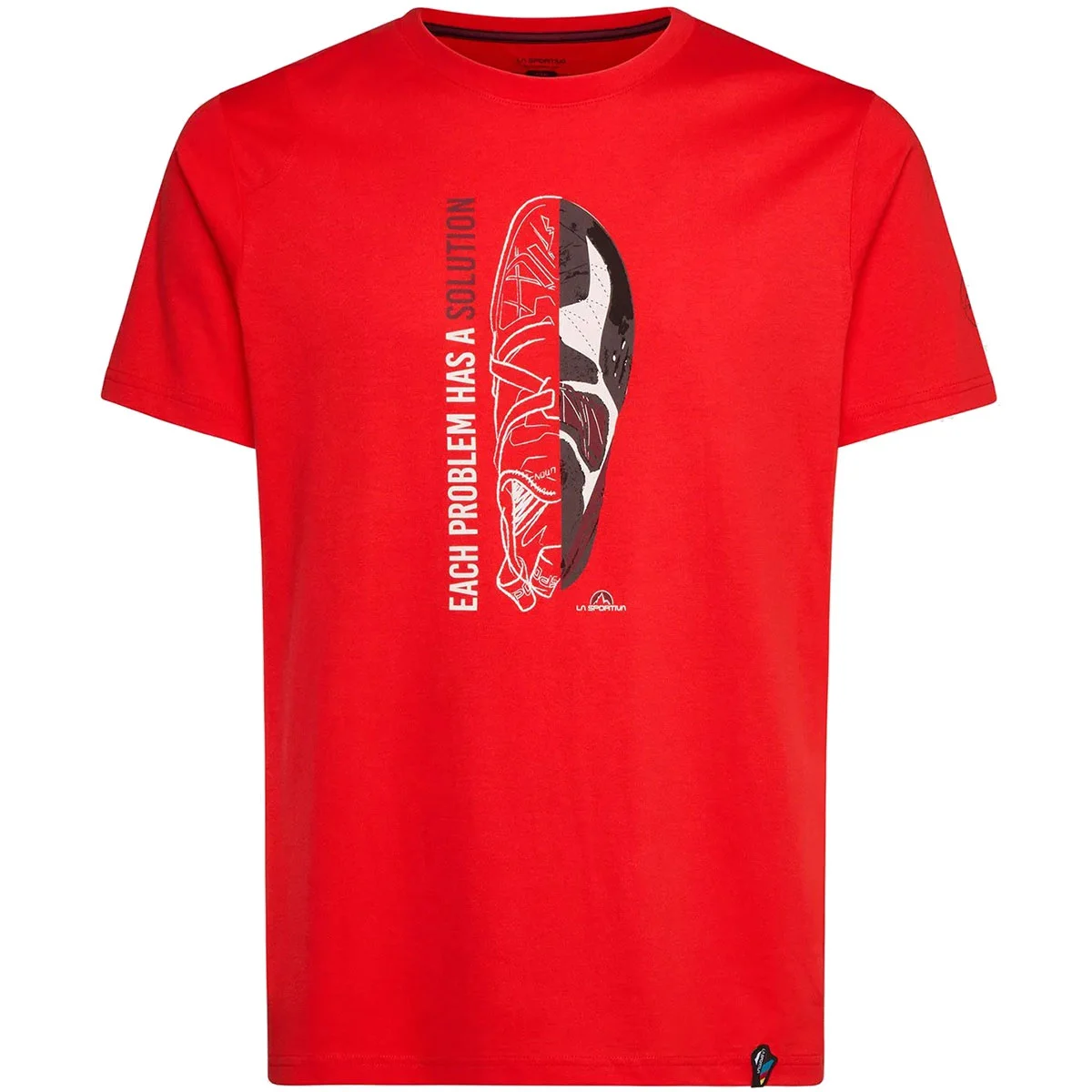 LA SPORTIVA SOLUTION T-SHIRT MOUNTAIN RED  - Climbing T-shirt