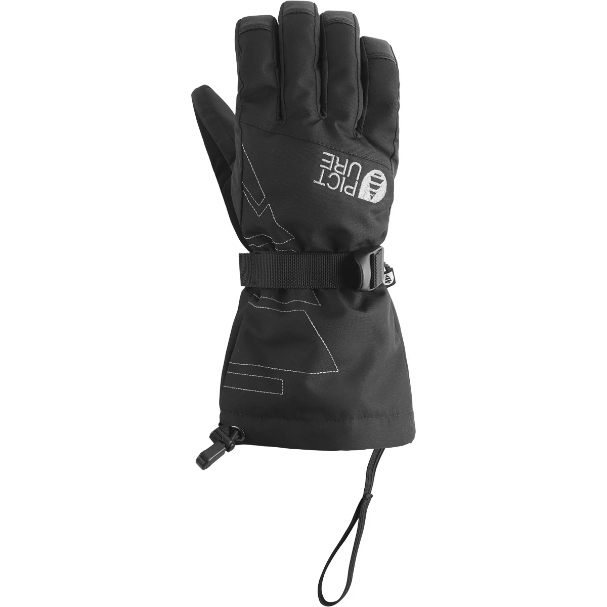 PICTURE GRABY GLOVES BLACK  - Ski gloves
