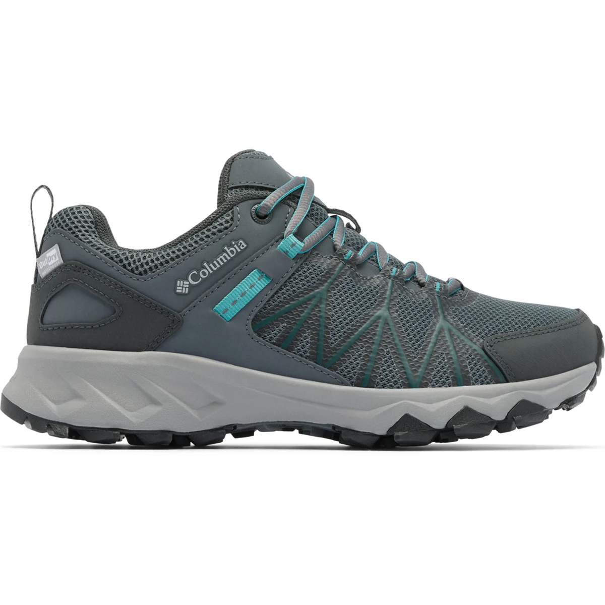 COLUMBIA PEAKFREAK II OUTDRY GRAPHITE TEAL  - Low-rise hiking boot