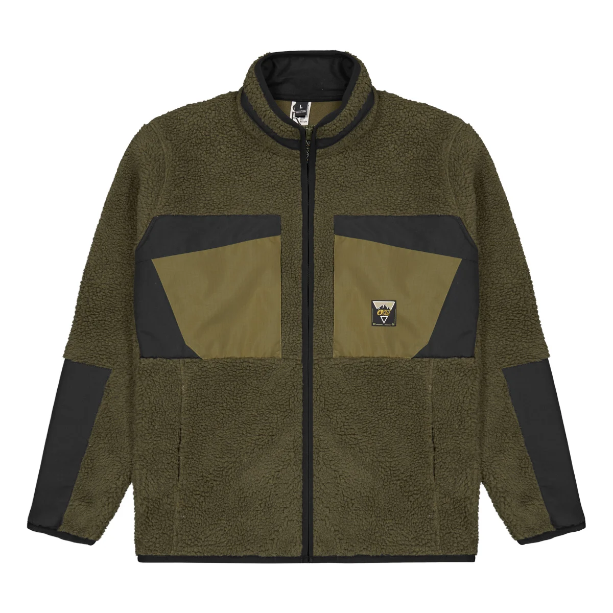 PICTURE PMBTON ZIP FLEECE TOBACCO BLACK  - Fleece jacket