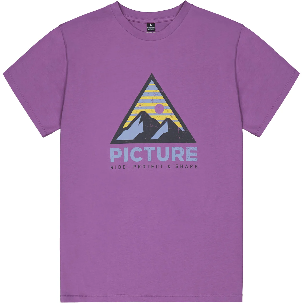 PICTURE AUTHENTIC TEE BRIGHT MAGENTA  - T-shirt