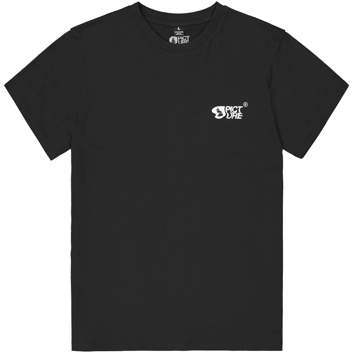 PICTURE ROMAIN FIGARO TEE BLACK  - T-shirt