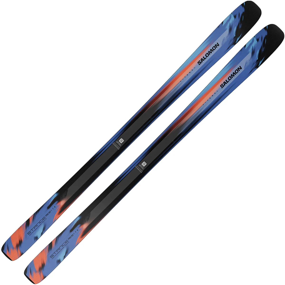 SALOMON STANCE PRO 90 BLUE YONDER/NASURTIUM/BLACK  - Alpine ski