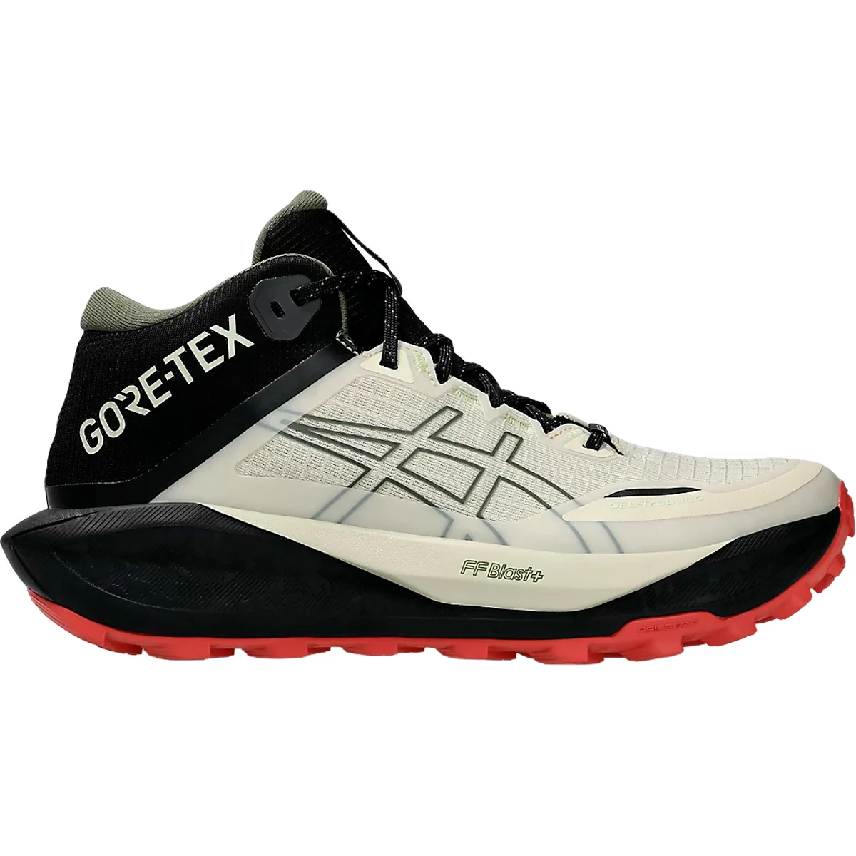 ASICS GEL-TRABUCO MT GTX W VANILLA/MANTLE GREEN  - Trail running shoes