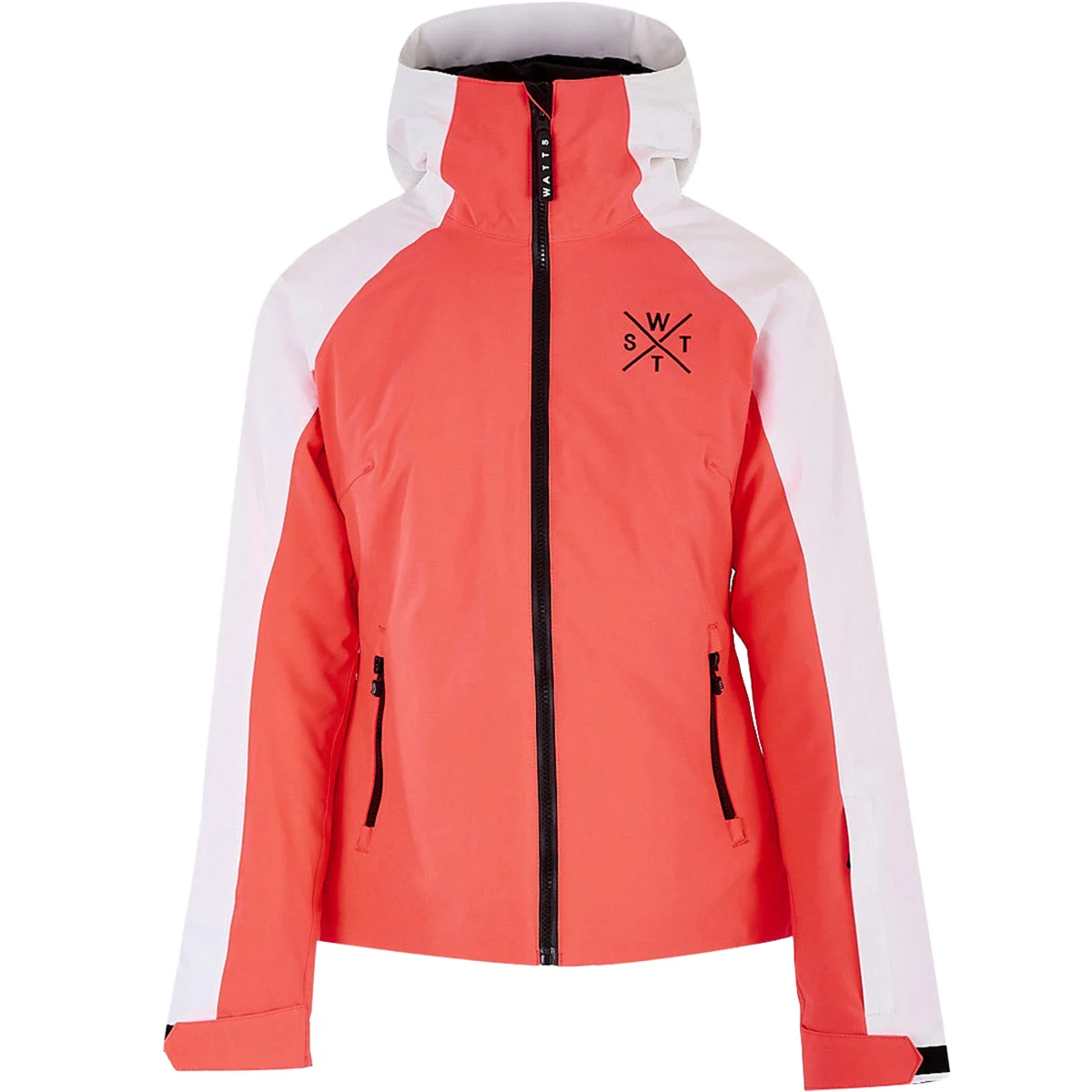 WATTS XICE W WHITE LOGO PINK  - Ski jacket
