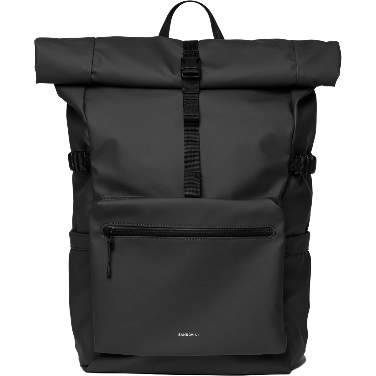 SANDQVIST STREAM ROLLTOP BACKPACK L BLACK  - Lifestyle backpack