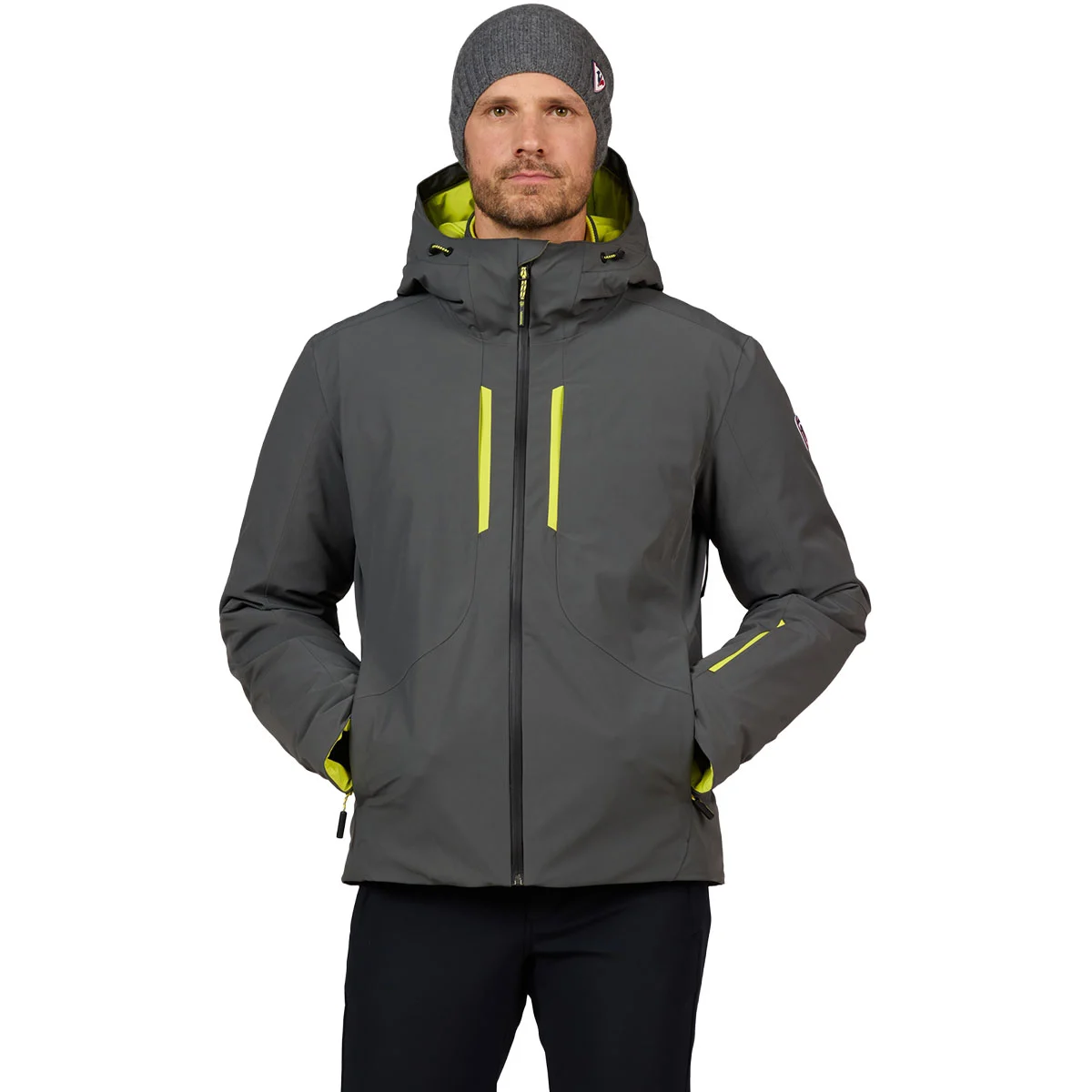 ROSSIGNOL DIRETTA JACKET ONYX GREY  - Ski jacket