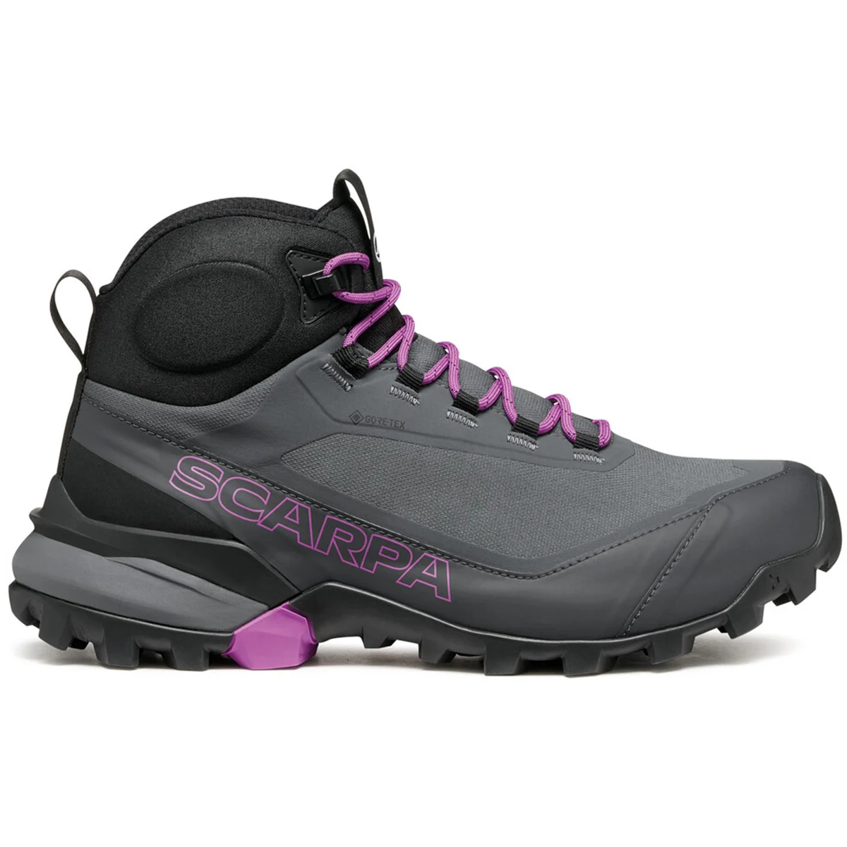 SCARPA RIBELLE CROSS 2 MID GTX W DARK GRAY PURPLE  - Mid-rise hiking boot