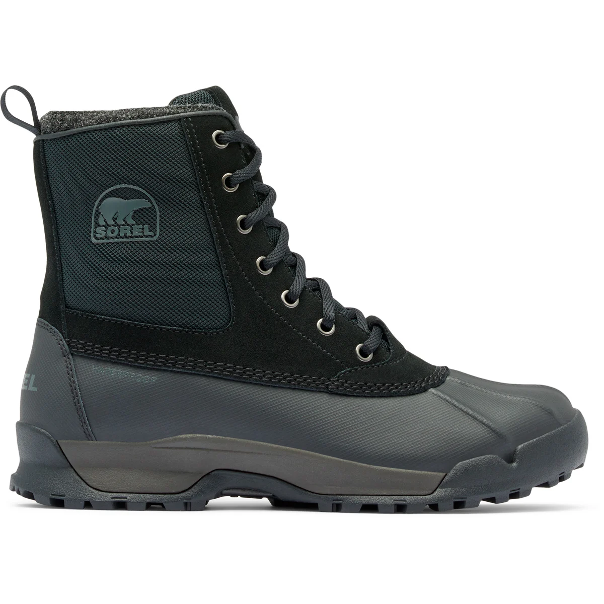 SOREL BUXTON LITE BOOT WP BLACK / BLACK  - Winter boot