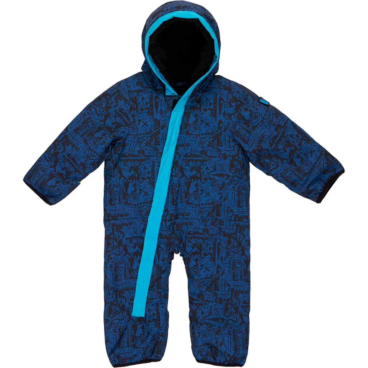 QUIKSILVER BABY SUIT ROCK AND ROLL TRUE BLACK  - Ski suit