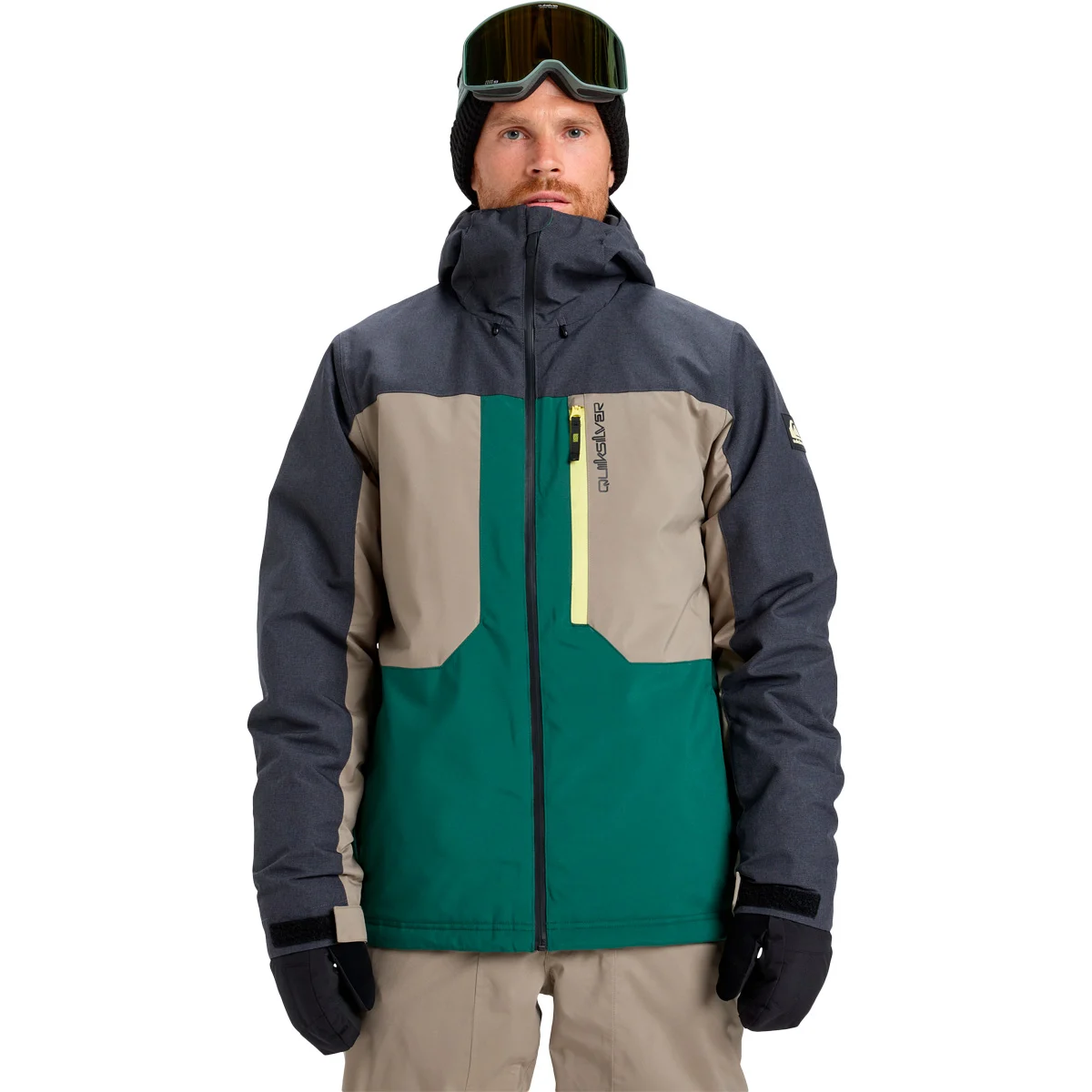 QUIKSILVER DAWSON TREKKING GREEN  - Ski jacket