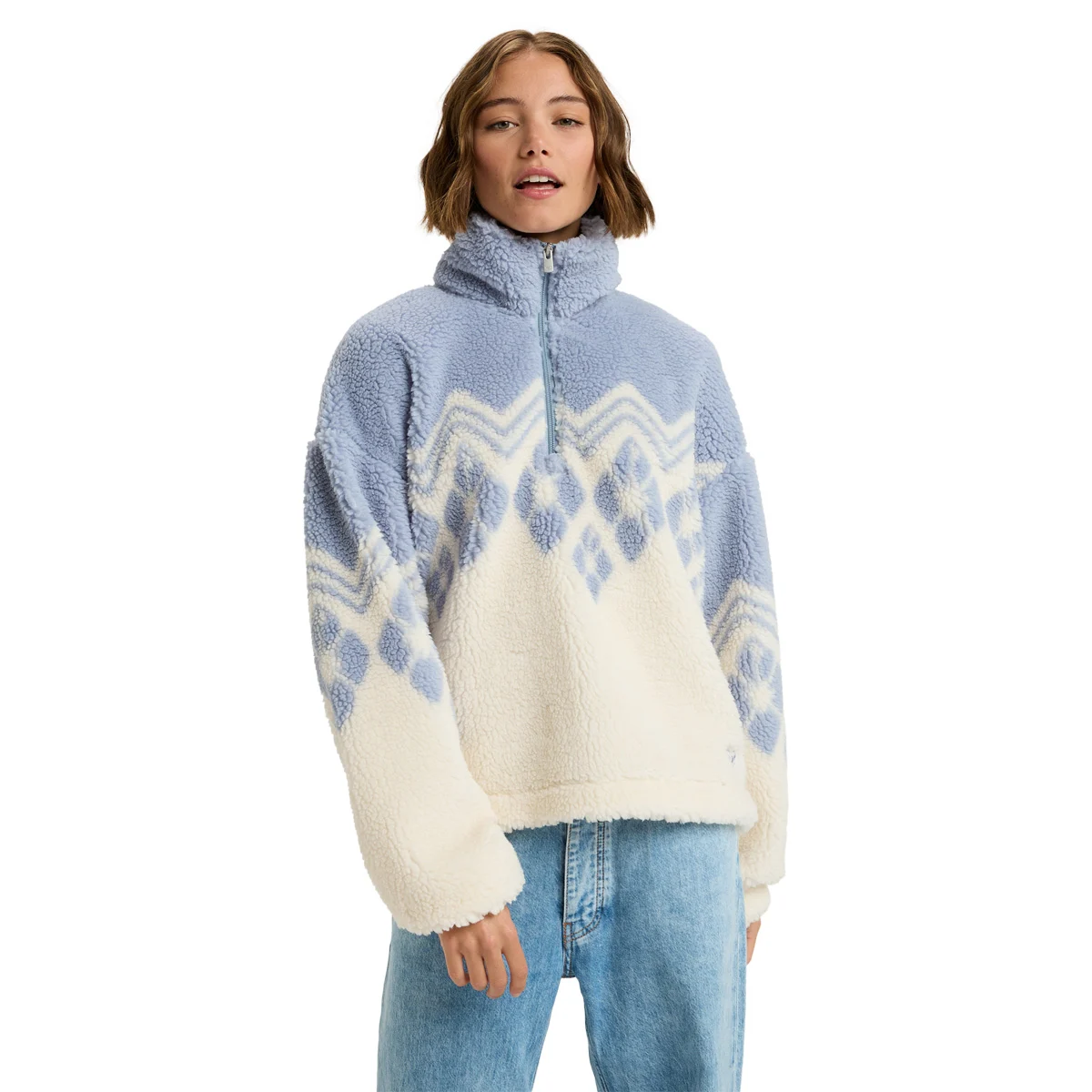 ROXY MOUNTAIN STORY BONE WHITE  - Fleece jacket
