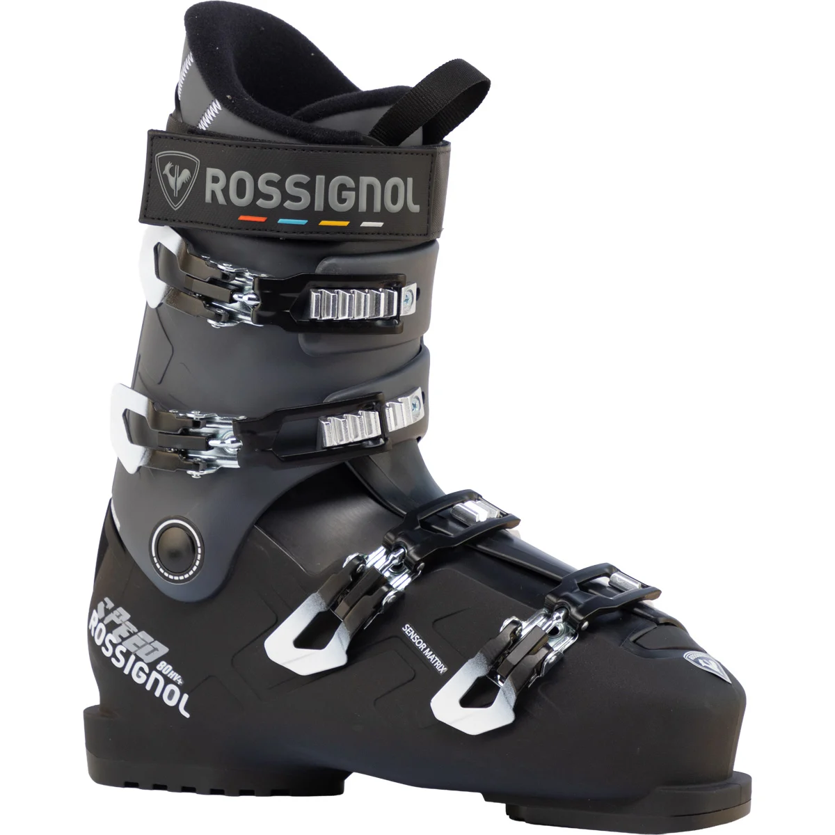 ROSSIGNOL SPEED 80 HV+ BLACK  - Alpine ski boots