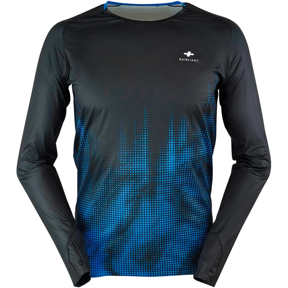 RAIDLIGHT DYNAMIC LS TOP M BLUE/BLACK  - Trail running T-shirt