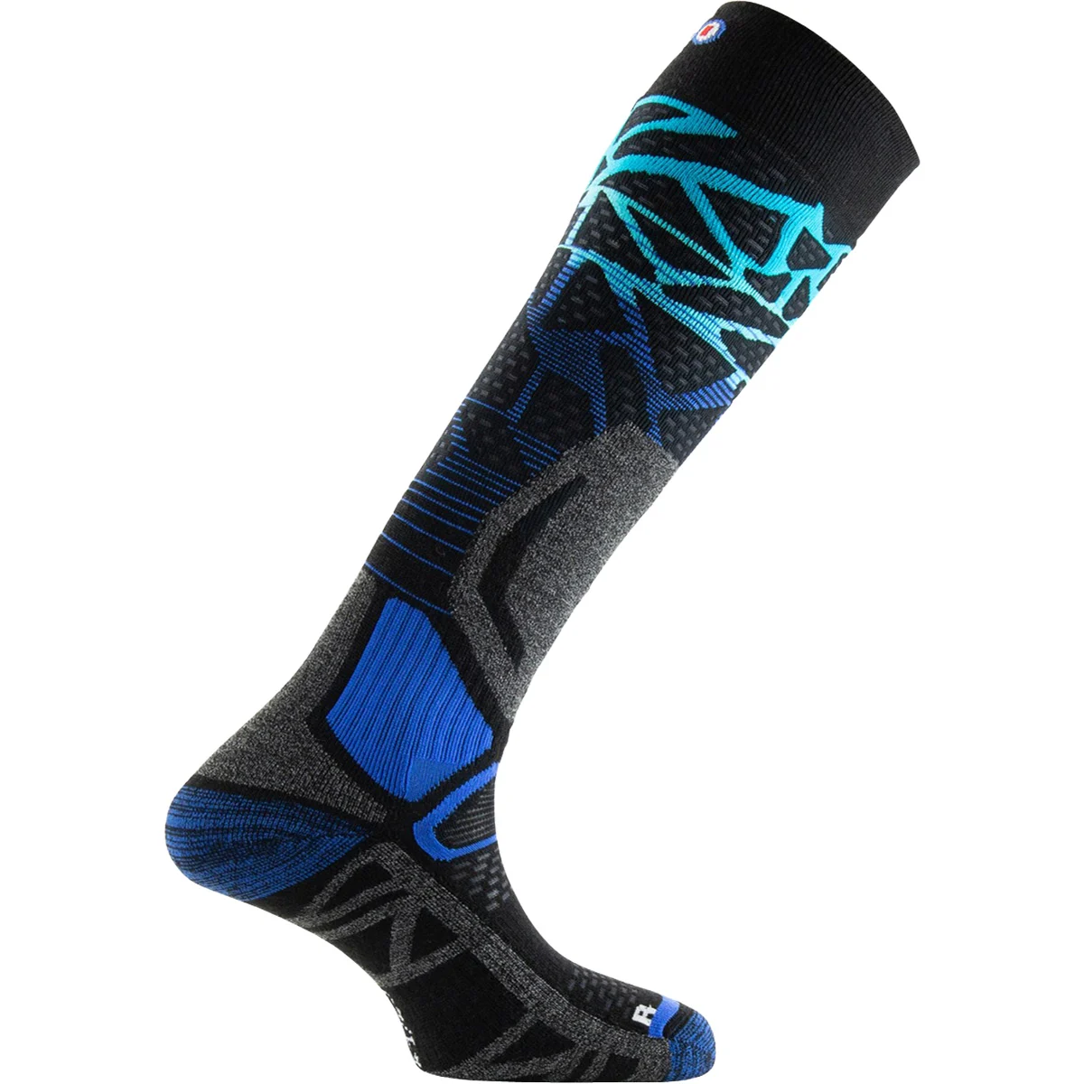 THYO MI BAS ALVEOL TECH 2 NOIR/OLYMPIC  - Ski socks