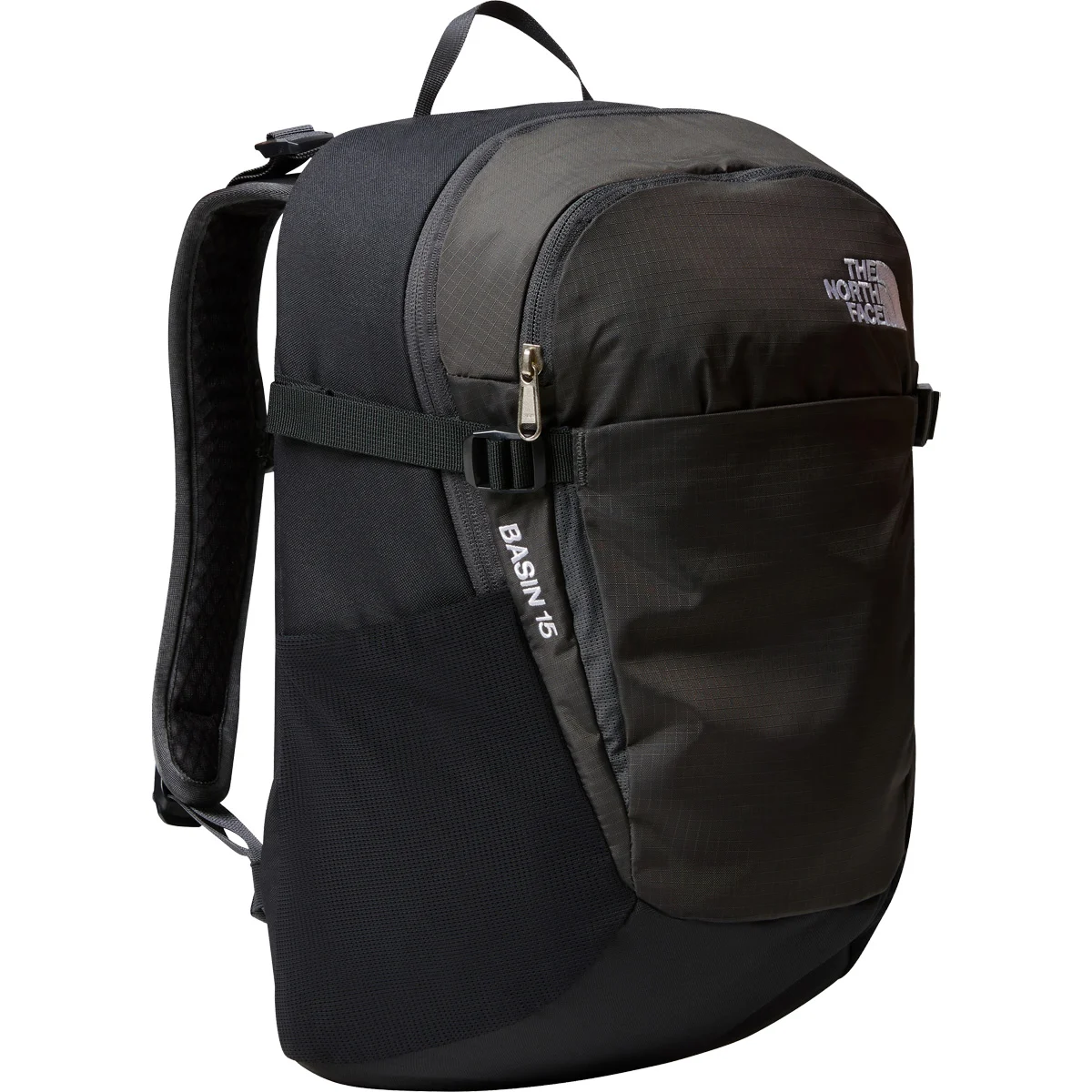 THE NORTH FACE BASIN 15 BLACK/ASPHALT GREY  - Lifestyle backpack