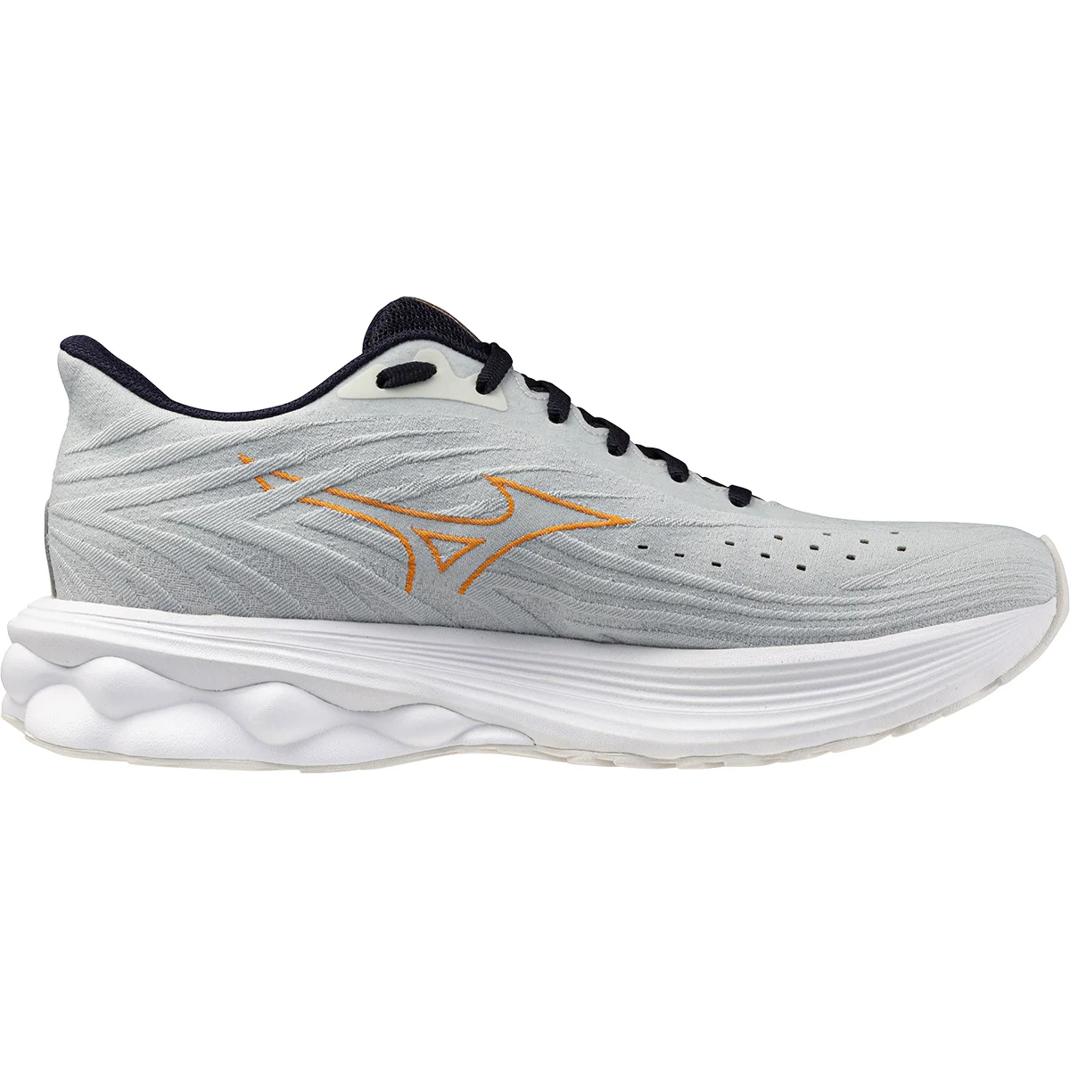 MIZUNO WAVE SKYRISE 6 MERCURY/TANGELO/NIMBUS CLOUD  - Running shoe