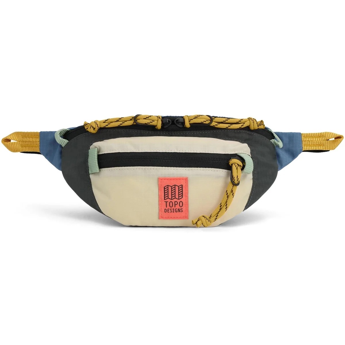 TOPO DESIGNS MOUNTAIN WAIST PACK STONE BLUE/BONE WHITE  - Lifestyle backpack