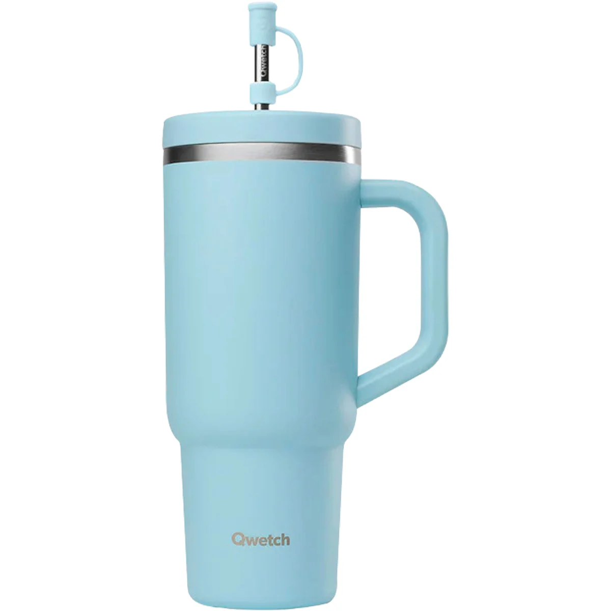 QWETCH TRAVEL CUP INSULATED INOX 900ML MATT PASTEL BLEU  - Vacuum bottle