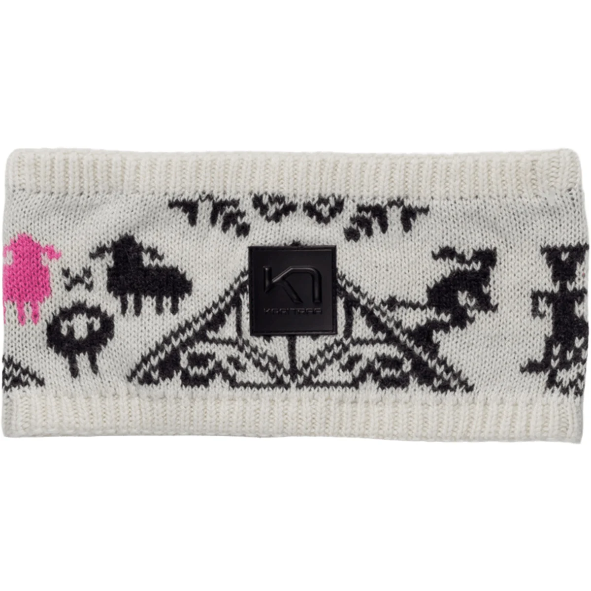 KARI TRAA SAGA KNIT HEADBAND NWHITE  - Cross-country ski headband