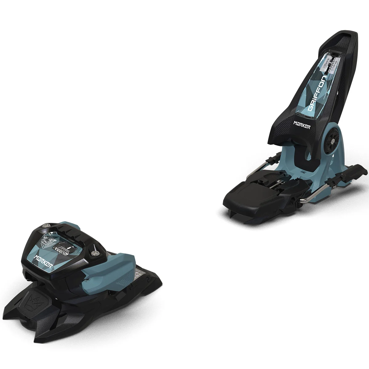 MARKER GRIFFON 13 BLACK/POWDER BLUE  - Alpine ski bindings