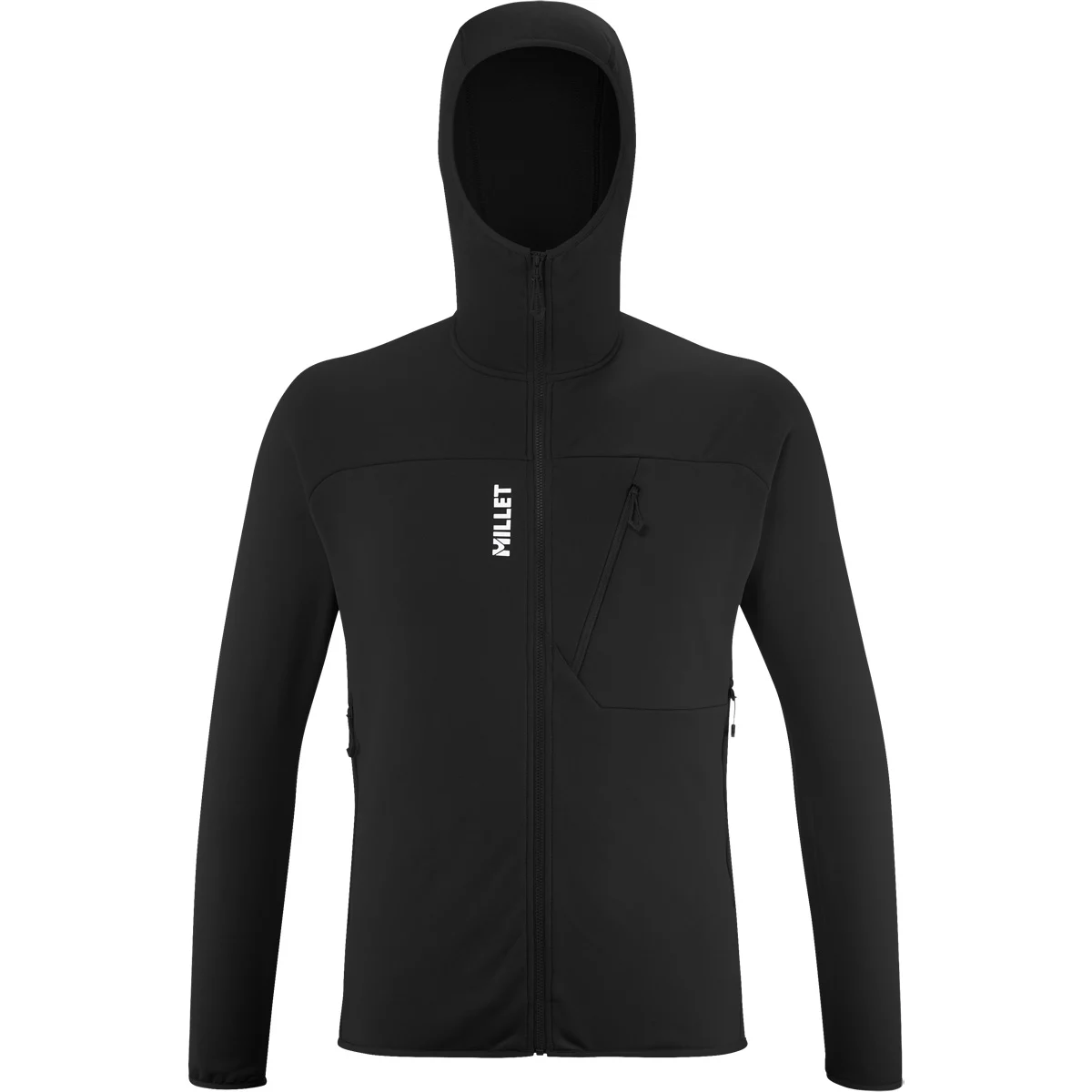 MILLET SENECA FLEECE HOODIE BLACK/NOIR  - Hiking fleece jacket